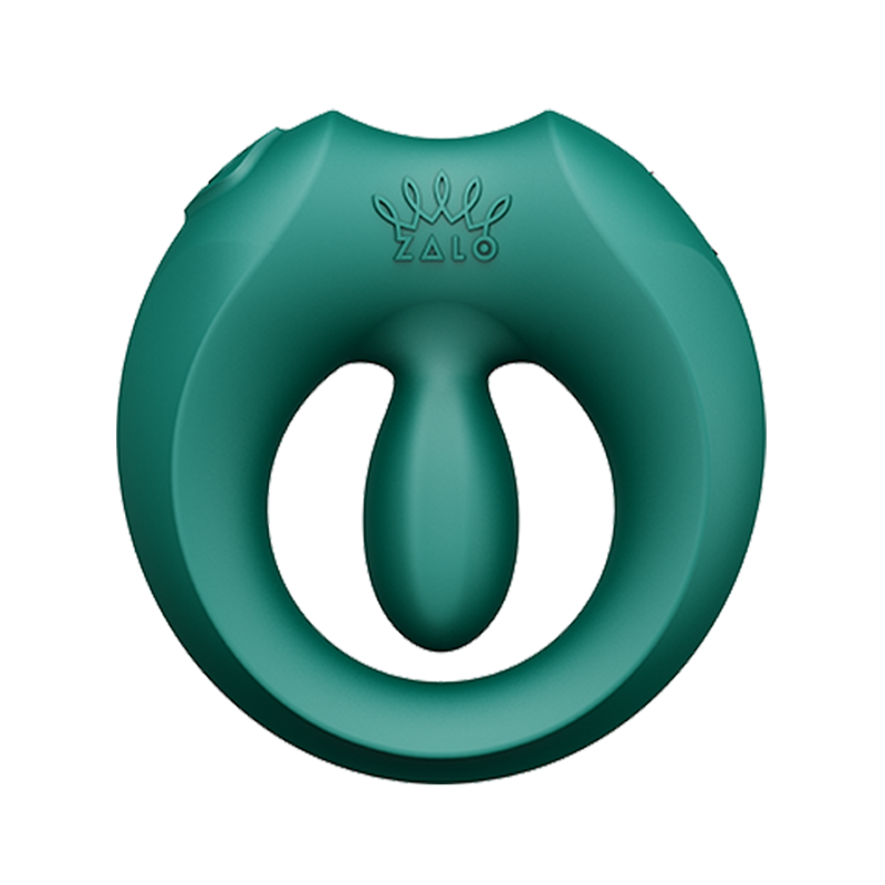 Zalo - Apis - Vibrating Couple's Ring - App Control - Emerald Green-Erotiekvoordeel.nl