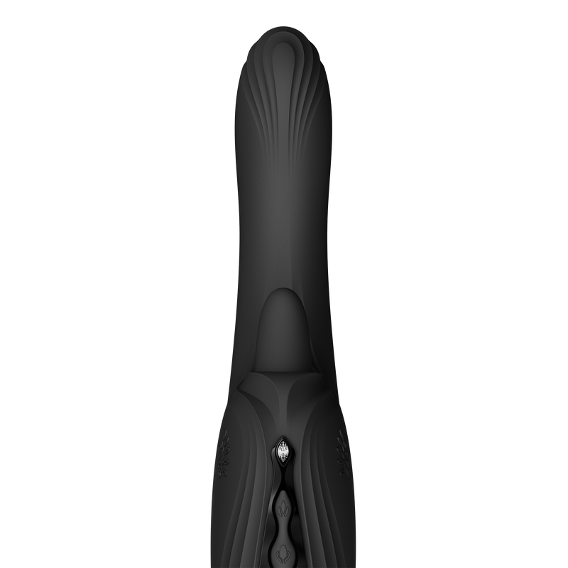 Zalo - Ares - Licking G-Spot Rabbit Vibrator - Heated - App Control - Obsidian Black-Erotiekvoordeel.nl