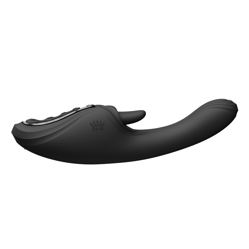 Zalo - Ares - Licking G-Spot Rabbit Vibrator - Heating - App Control - Obsidian Black-Erotiekvoordeel.nl
