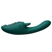 Zalo - Ares - Leckender G-Punkt-Rabbit-Vibrator - Beheizbar - App-Steuerung - Smaragdgrün-Erotiekvoordeel.nl