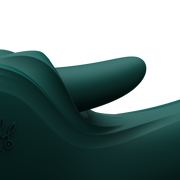 Zalo - Ares - Leckender G-Punkt-Rabbit-Vibrator - Beheizbar - App-Steuerung - Smaragdgrün-Erotiekvoordeel.nl