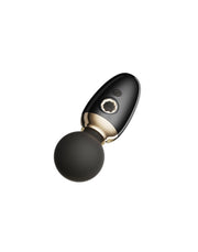 Zalo - Ava - Mini vibrador de varita con función de calentamiento y control por app - Negro-Erotiekvoordeel.nl