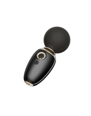 Zalo - Ava - Mini vibrador de varita con función de calentamiento y control por app - Negro-Erotiekvoordeel.nl