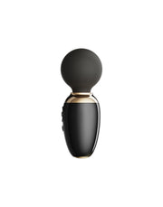Zalo - Ava - Mini vibrador de varilla con función de calentamiento y control por app - Negro-Erotiekvoordeel.nl
