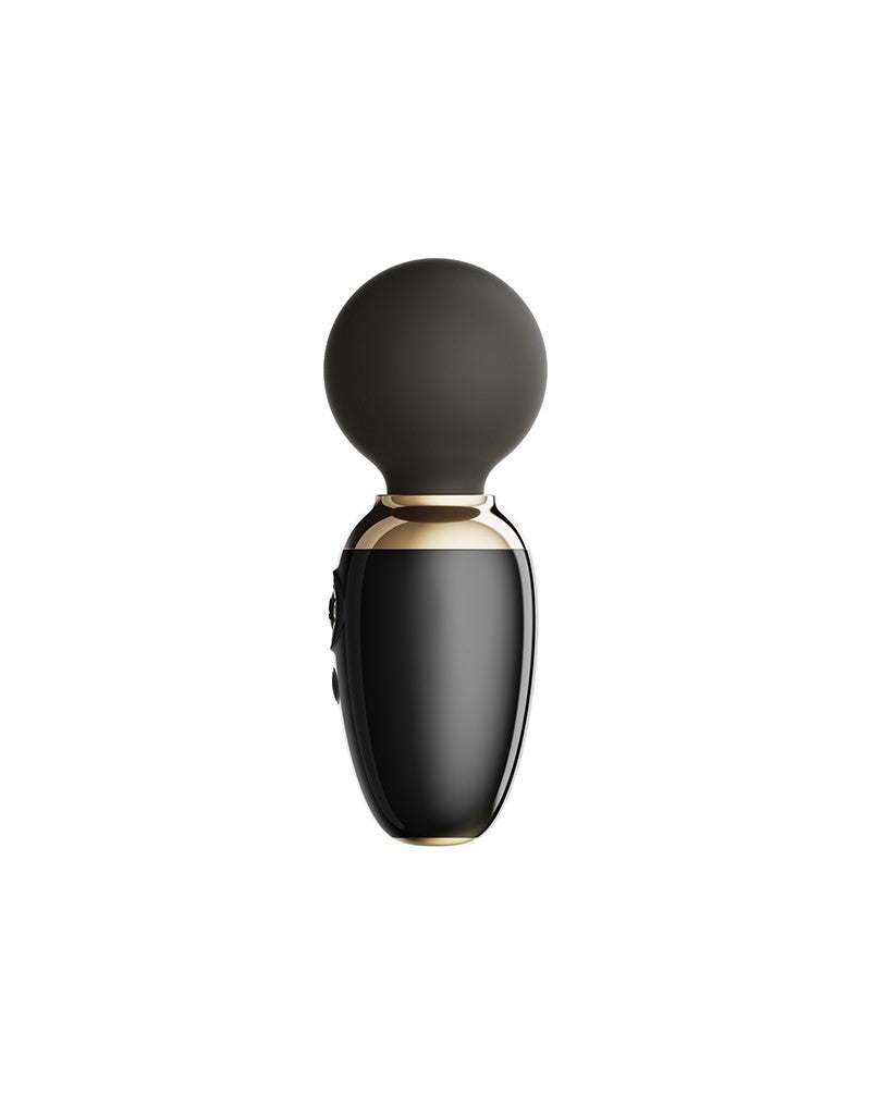 Zalo - Ava - Mini vibrador de varilla con función de calentamiento y control por app - Negro-Erotiekvoordeel.nl