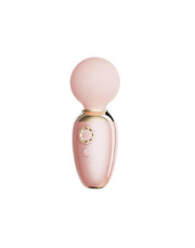 Zalo - Ava - Heated Mini Wand Vibrator with App Control - Light Pink - Erotiekvoordeel.nl