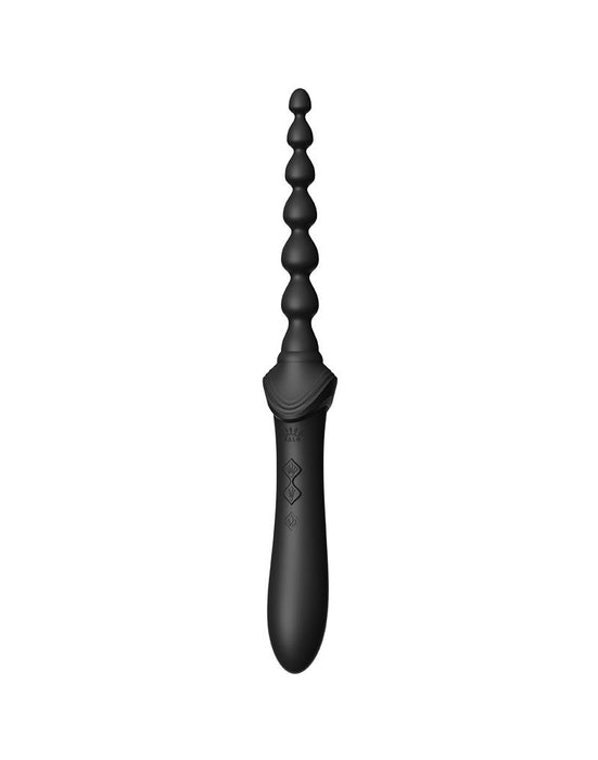 Zalo - Bess 2 - Verwarmde Pinpoint Clitoris Vibrator- Met Extra opzetstukken - Obsidian Zwart-Erotiekvoordeel.nl