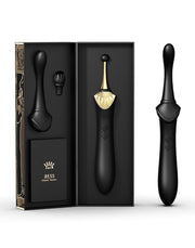 Zalo - Bess - Clitoris Pinpoint Vibrator - Met Extra opzetstukken - Obsidian Zwart-Erotiekvoordeel.nl