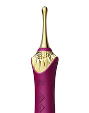 Zalo - Bess - Clitoris Pinpoint Vibrator - Met Extra opzetstukken - Robijn Rood-Erotiekvoordeel.nl