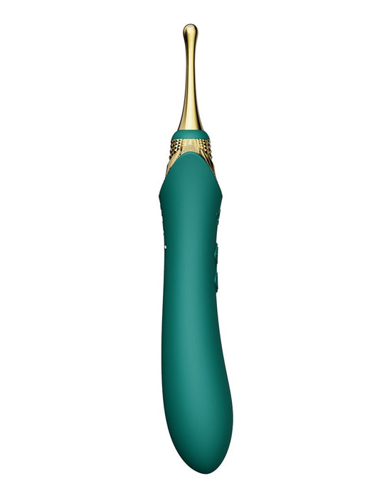 Zalo - Bess - Clitoris Pinpoint Vibrator - Met Extra opzetstukken - Smaragd Groen-Erotiekvoordeel.nl