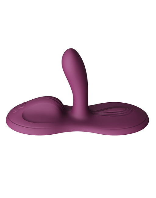 Zalo - Flora - Vibrationskissen - Freihand-Vibrator - Mit Wärmefunktion - Amethyst-Lila-Erotiekvoordeel.nl