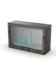 Zalo - Flora - Coussin vibromasseur - Vibromasseur mains libres - Avec fonction chauffante - Vert émeraude - Erotiekvoordeel.nl