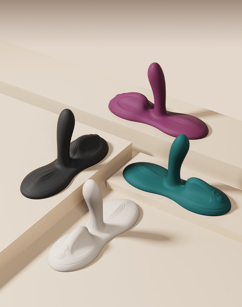 Zalo - Flora - Coussin vibromasseur - Vibromasseur mains libres - Avec fonction chauffante - Vert émeraude - Erotiekvoordeel.nl