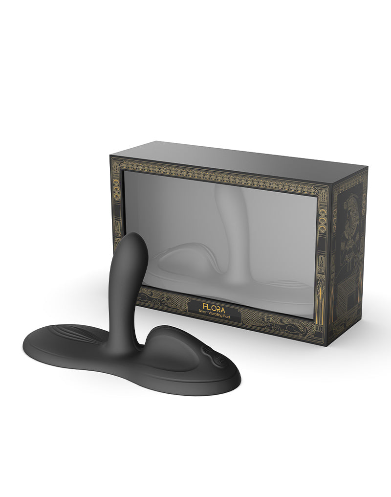 Zalo - Flora - Vibrationskissen - Freihand-Vibrator - Mit Wärmefunktion - Schwarz-Erotiekvoordeel.nl