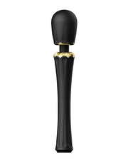 Zalo - Kyro - Wand Vibrator - Met 2 Opzetstukken - Zwart-Erotiekvoordeel.nl