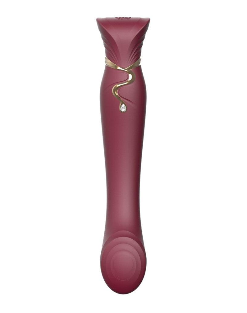 Zalo - Queen - PulseWave G-spot Vibrator - Robijnrood-Erotiekvoordeel.nl