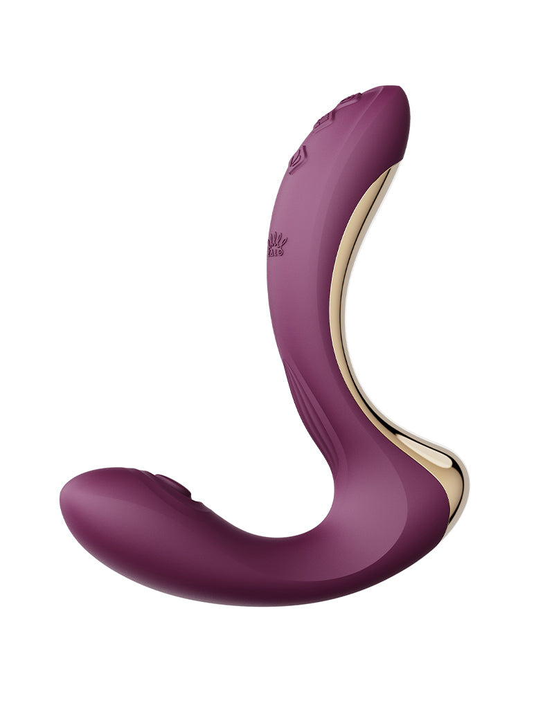 Zalo - Talis - G-Spot Pulsewave Vibrator with Suction and Heating Functions - Amethyst Purple-Erotiekvoordeel.nl