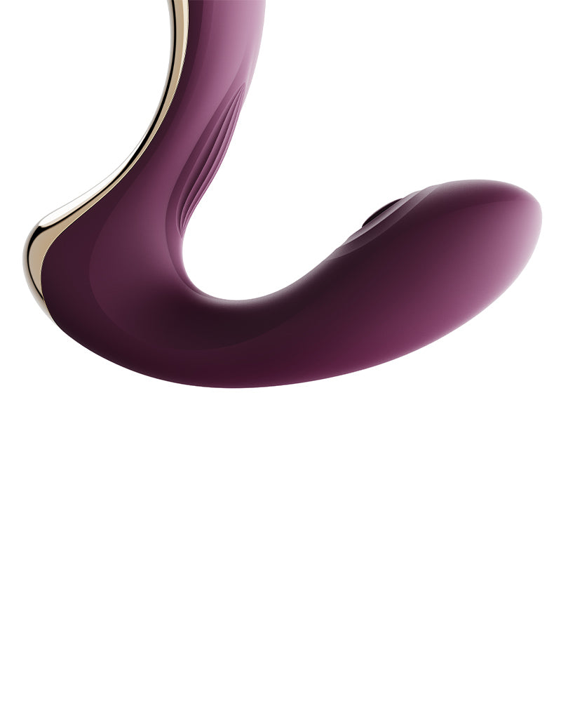 Zalo - Talis - G-Spot Pulsewave Vibrator with Suction and Heating Functions - Amethyst Purple - Erotiekvoordeel.nl
