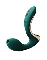 Zalo - Talis - G-Spot Pulsewave Vibrator with Suction and Heating Functions - Emerald Green-Erotiekvoordeel.nl