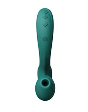 Zalo - Talis - G-Spot Pulsewave Vibrator with Suction and Heating Functions - Emerald Green-Erotiekvoordeel.nl