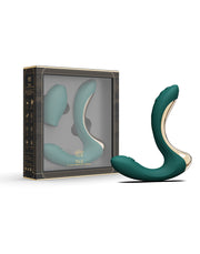 Zalo - Talis - G-Spot Pulsewave Vibrator with Suction and Heating Functions - Emerald Green-Erotiekvoordeel.nl