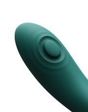Zalo - Talis - G-Spot Pulsewave Vibrator with Suction and Heating Functions - Emerald Green-Erotiekvoordeel.nl