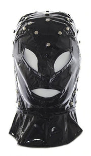 Smart Moves - Hood met Spikes - Vetersluiting Achter - Zwart-Erotiekvoordeel.nl