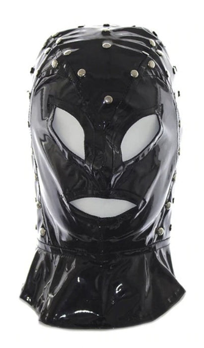 Smart Moves - Hood met Spikes - Vetersluiting Achter - Zwart-Erotiekvoordeel.nl