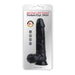 Being Fetish - Dildo - Kunstrubber - 21,5 cm - Zwart-Erotiekvoordeel.nl