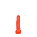 All Red - Dildo Met Scrotum - 22 x 4,5 cm - Rood-Erotiekvoordeel.nl