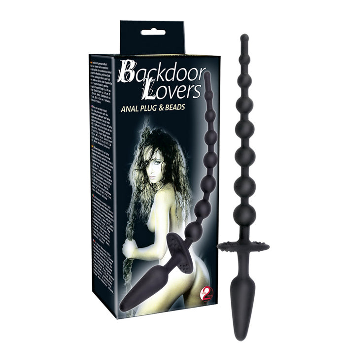 You2toys - Backdoor Lovers - Anal Plug & Beads - Anaal Kralen - Buttplug met Staart-Erotiekvoordeel.nl