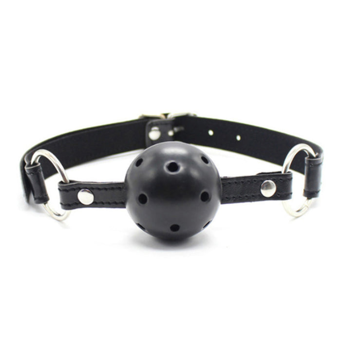 Smart Moves - Bondage Ball Gag - Zwart-Erotiekvoordeel.nl