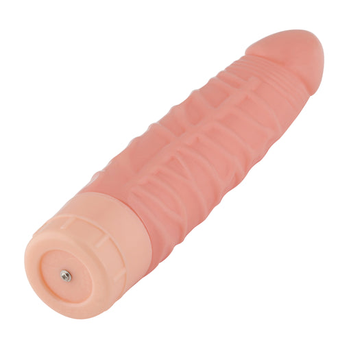 Being Fetish - PVC - Vibrerende Dildo - 19,8 cm – Lichte huidskleur-Erotiekvoordeel.nl