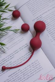 Lola Games - Love Story Diva - Vaginale Balletjes - Wine Red-Erotiekvoordeel.nl