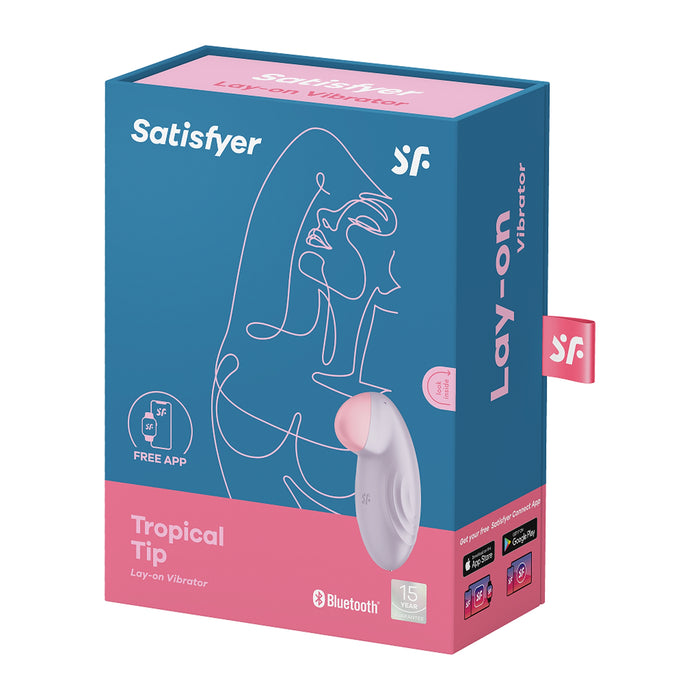 Satisfyer - Tropical Tip - Clitoris Vibrator - App Control - Lila-Erotiekvoordeel.nl
