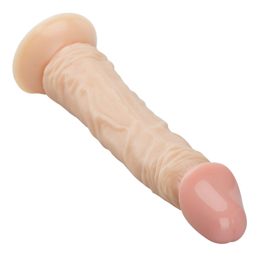 Being Fetish - PVC Rechte Dildo met Zuignap – 23 cm – Lichte Huidskleur-Erotiekvoordeel.nl