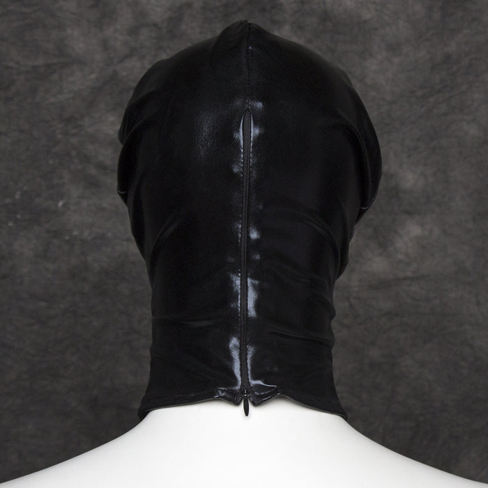 Fixxx - Hood met Open Ogen en Open Mond - Rits Achter - Zwart-Erotiekvoordeel.nl