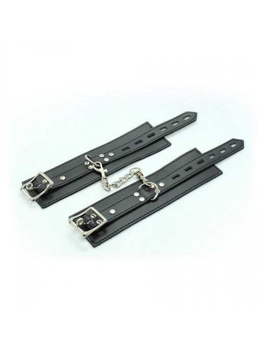 Smart Moves - Enkelboeien - PU Leer - Zwart - Afsluitbare Gespen-Erotiekvoordeel.nl