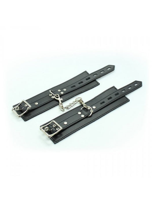 Smart Moves - Enkelboeien - PU Leer - Zwart - Afsluitbare Gespen-Erotiekvoordeel.nl