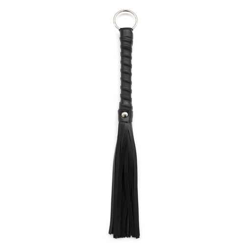 Smart Moves - Mini Flogger - PVC - 28 cm - Zwart-Erotiekvoordeel.nl