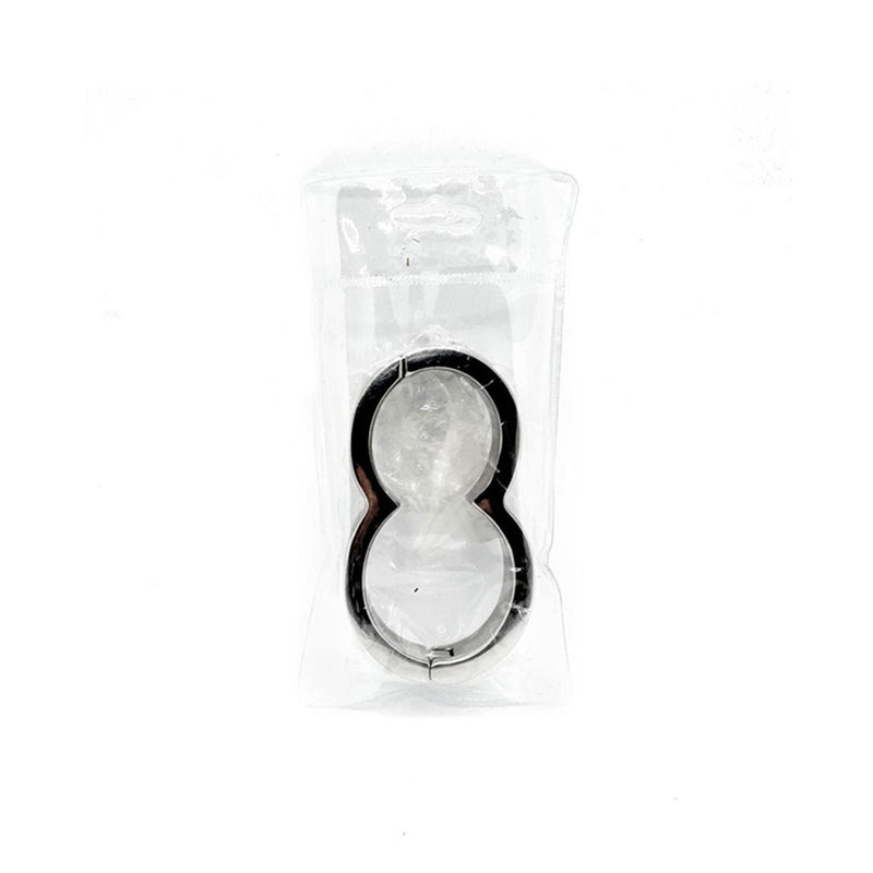 Black Label - Super 8 - Cockring en Scrotumring - RVS-Erotiekvoordeel.nl