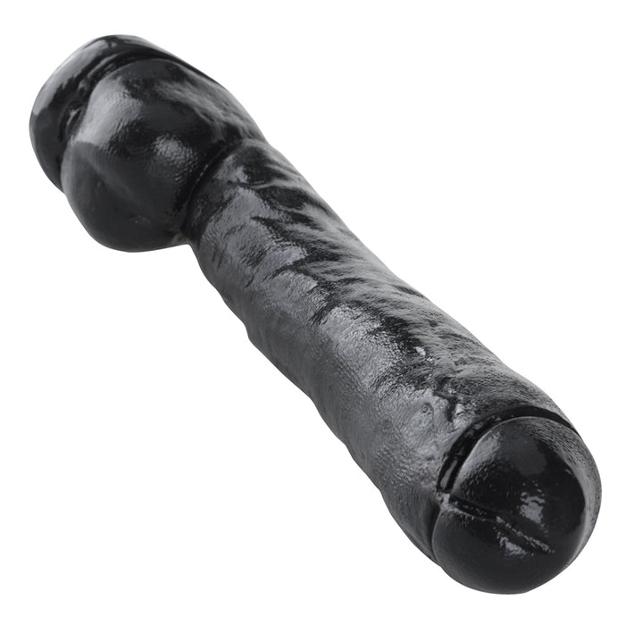 Being Fetish - PVC Dildo - 39 cm - Zwart-Erotiekvoordeel.nl