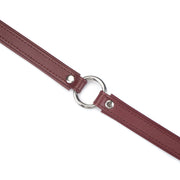 Liebe Seele - Heron - Mini Collar met O-Ring - Wijnrood-Erotiekvoordeel.nl