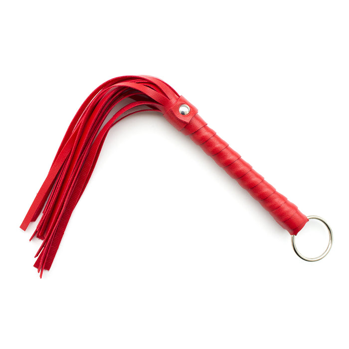 Smart Moves - Mini Flogger - PVC - 28 cm - Rood-Erotiekvoordeel.nl