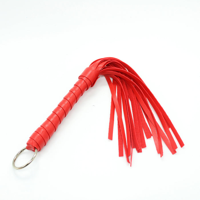 Smart Moves - Mini Flogger - PVC - 28 cm - Rood-Erotiekvoordeel.nl