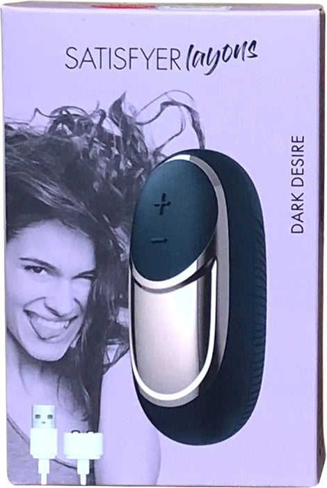 Satisfyer Dark Desire Oplegvibrator - Oplaadbaar-Erotiekvoordeel.nl