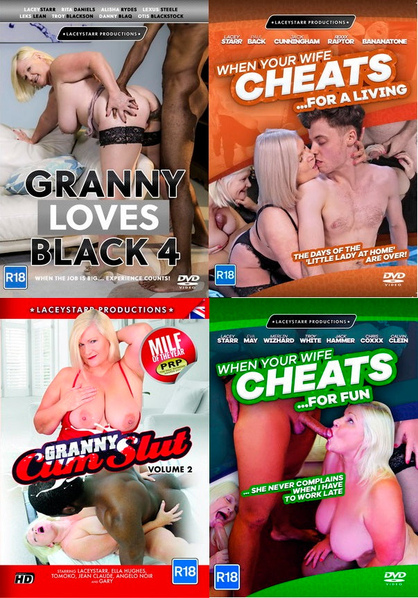 DVD - Laceystarr Productions - Set van 12 DVD's-Erotiekvoordeel.nl