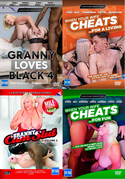 DVD - Laceystarr Productions - Set van 12 DVD's-Erotiekvoordeel.nl