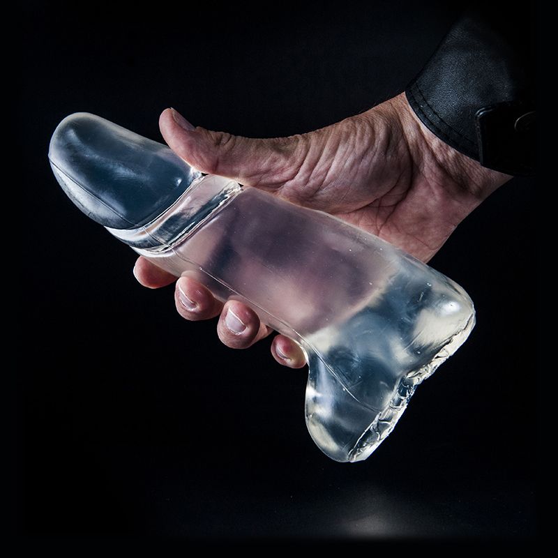 Dark Crystal - Dildo - 21 x 6,3 cm - Transparant