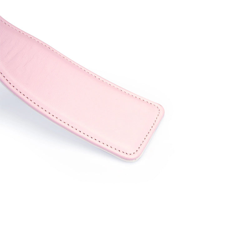Liebe Seele - Fairy - Paddle di lusso in pelle - Rosa/Bianco - Erotiekvoordeel.nl